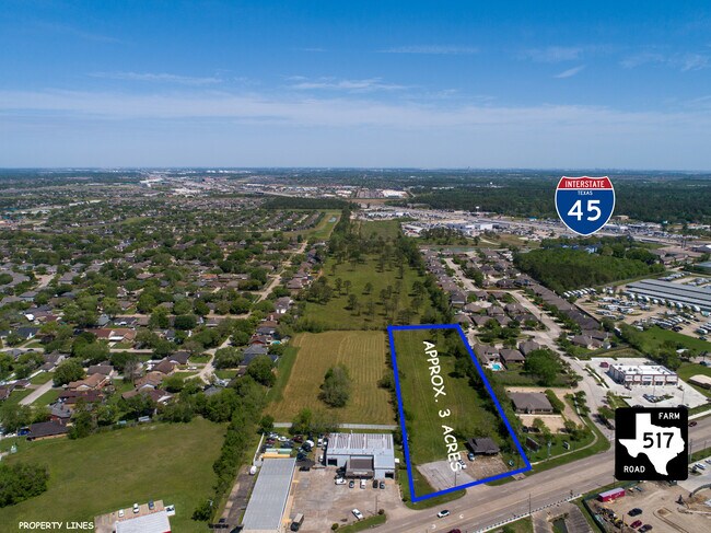 Plus de détails pour 317 FM 517 Rd W, Dickinson, TX - Terrain à vendre