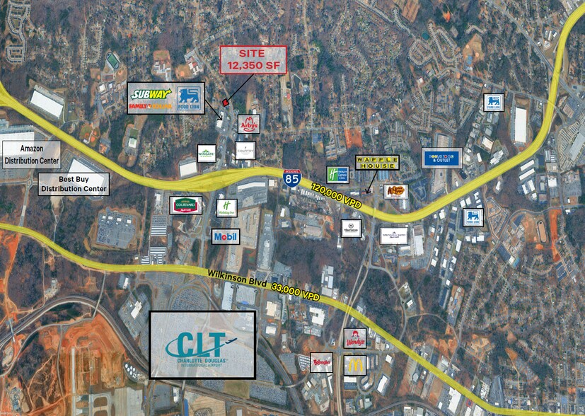 2400 Little Rock Rd, Charlotte, NC à louer - Photo du bâtiment - Image 3 de 4
