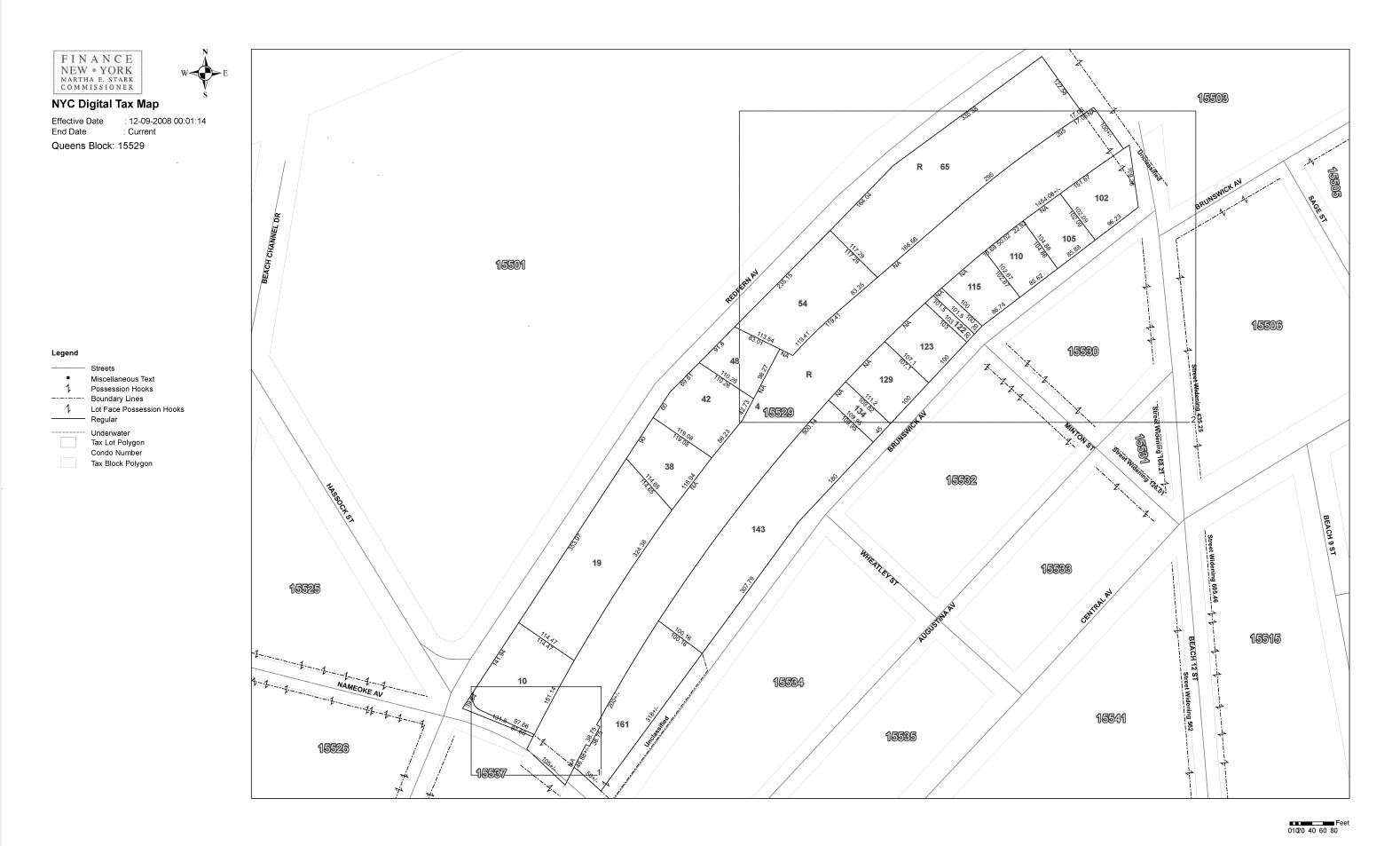 2050 Nameoke Ave, Far Rockaway, NY à vendre Plan cadastral- Image 1 de 1