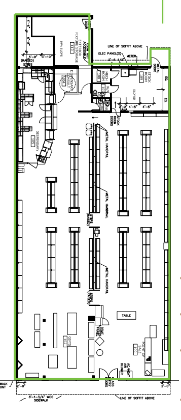 4919 50 St, Rocky Mountain House, AB for lease Floor Plan- Image 1 of 1