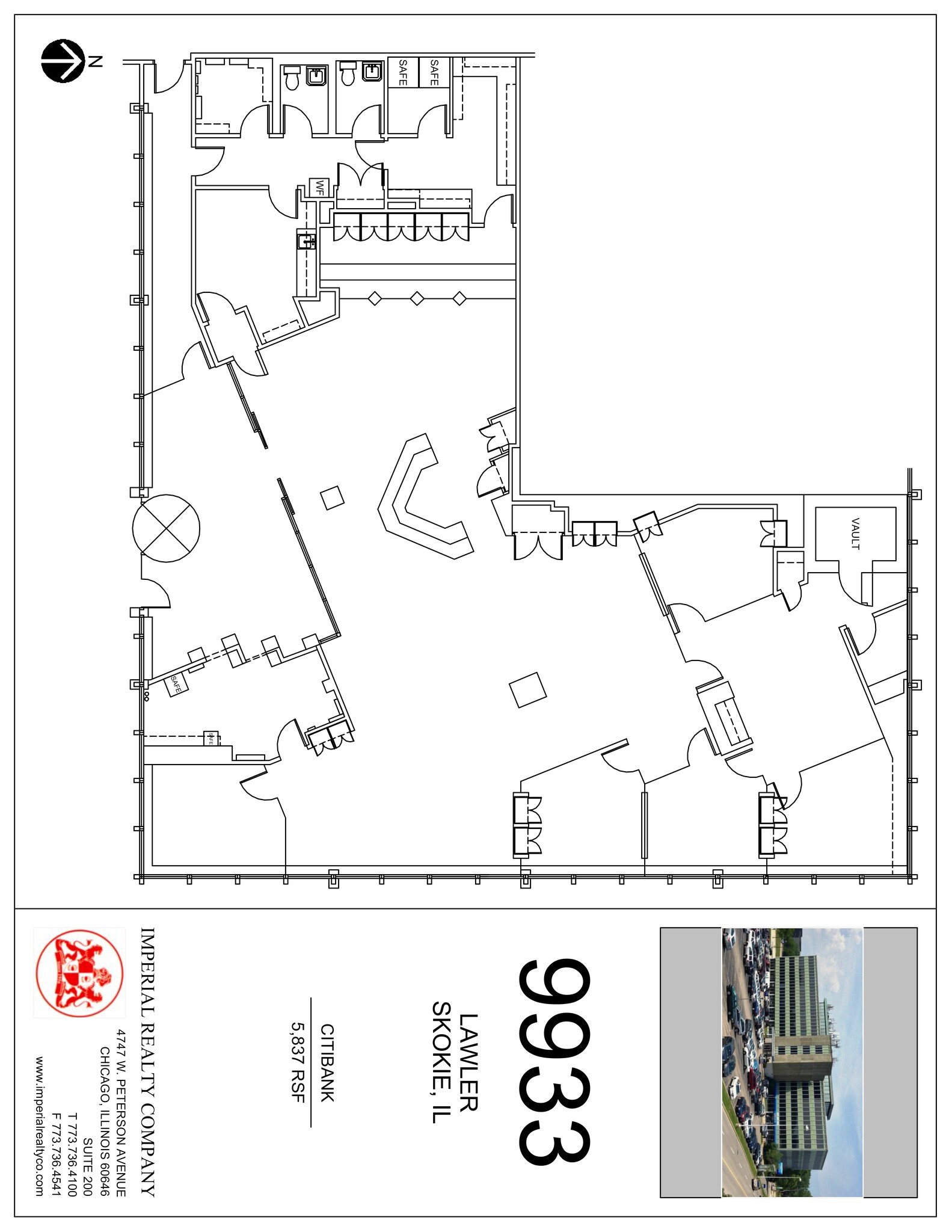 9933 Lawler Ave, Skokie, IL à louer Plan de site- Image 1 de 1