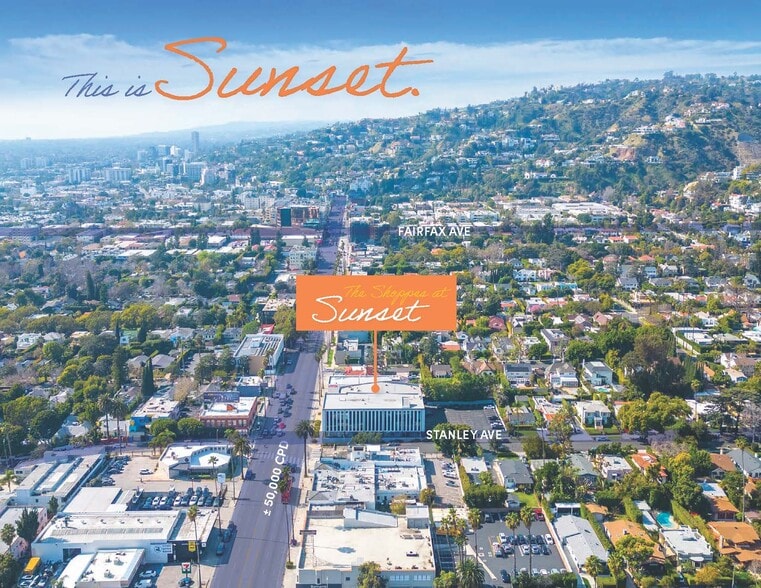 7611-7623 W Sunset Blvd, Los Angeles, CA for lease - Building Photo - Image 2 of 17