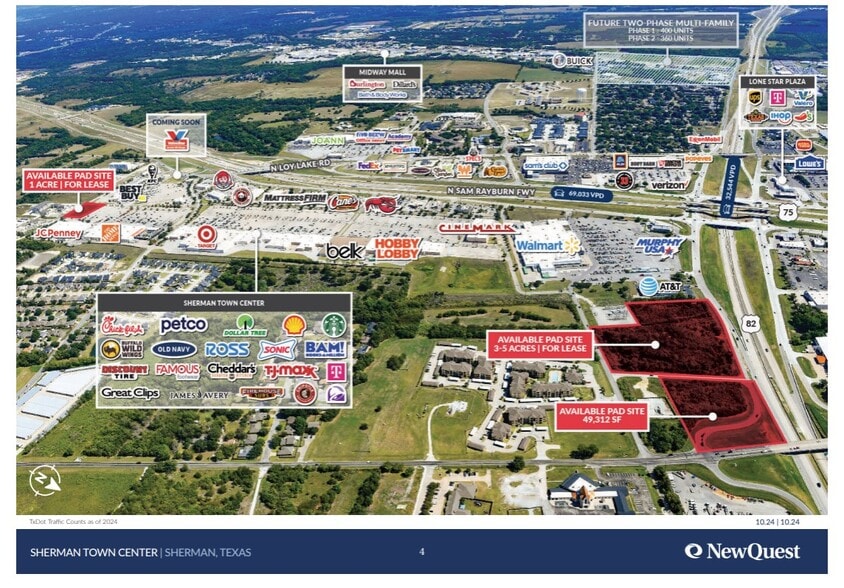 Sherman Town Center Rd, Sherman, TX for lease - Building Photo - Image 1 of 1