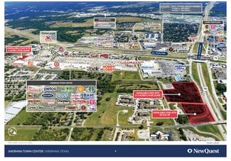 Plus de détails pour Sherman Town Center Rd, Sherman, TX - Terrain à louer