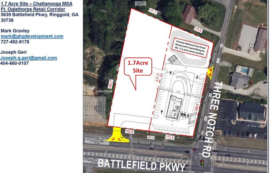 5639 Battlefield Pky, Ringgold, GA à louer - Plan de site - Image 2 de 2