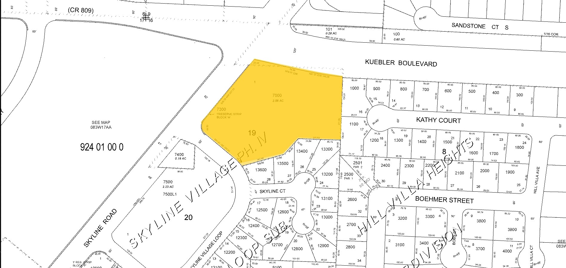 5050 Skyline Village Loop S, Salem, OR à louer Plan cadastral- Image 1 de 8
