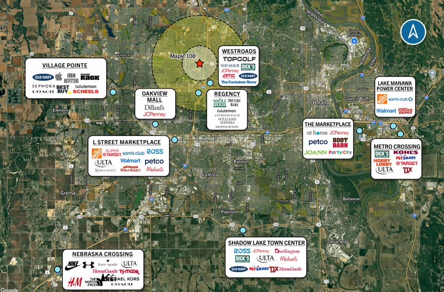 108th & Maple Rd, Omaha, NE for lease - Building Photo - Image 3 of 12