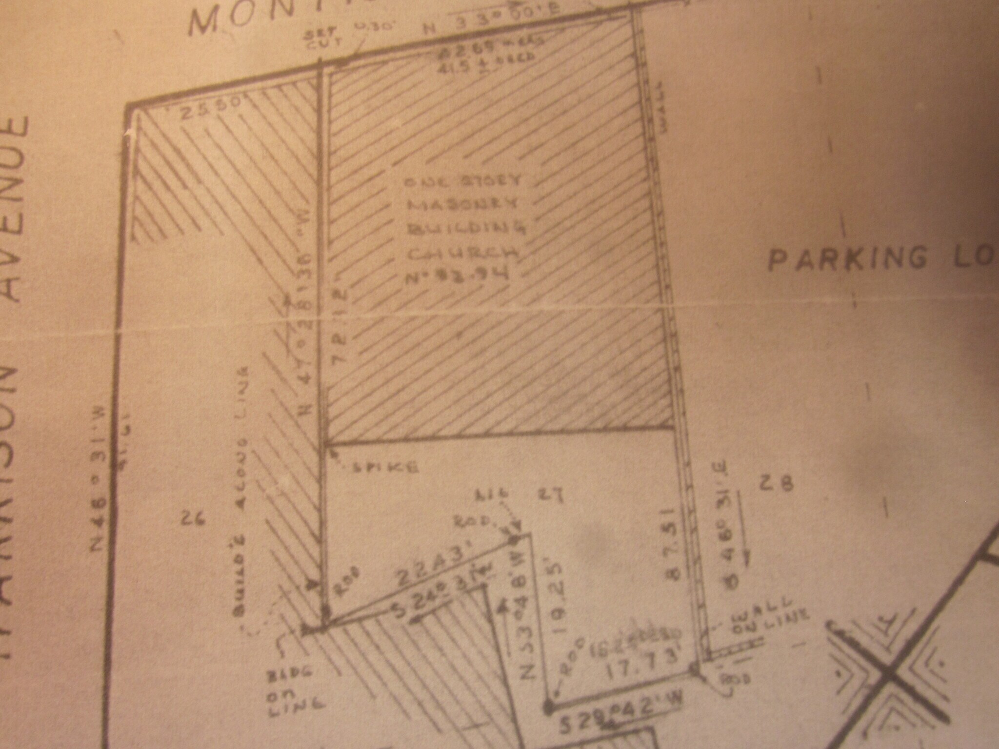 92 Monticello Ave, Jersey City, NJ for sale Site Plan- Image 1 of 2