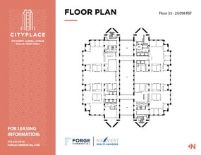 2711 N Haskell Ave, Dallas, TX à louer Plan d’étage- Image 1 de 1