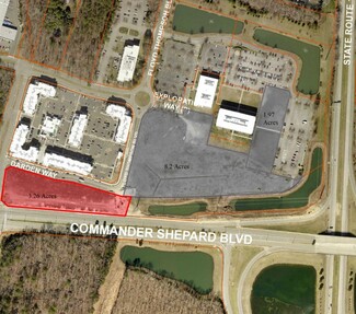 Plus de détails pour Commander Shepard Blvd and N Campus Pky, Hampton, VA - Terrain à vendre