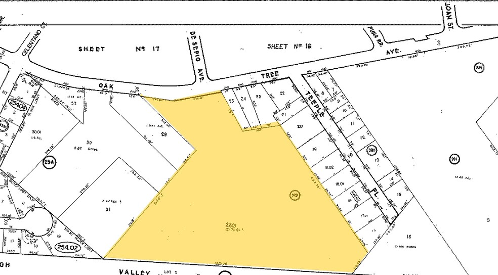 330 Oak Tree Rd, South Plainfield, NJ à vendre - Plan cadastral - Image 1 de 1