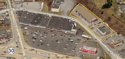 30 W 11th Ave, York, PA - Aerial  map view