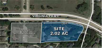 7605 Virginia Pkwy, McKinney, TX - AERIAL  map view