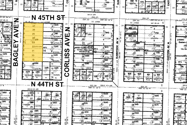 2205 N 45th St, Seattle, WA à louer - Plan cadastral - Image 2 de 3