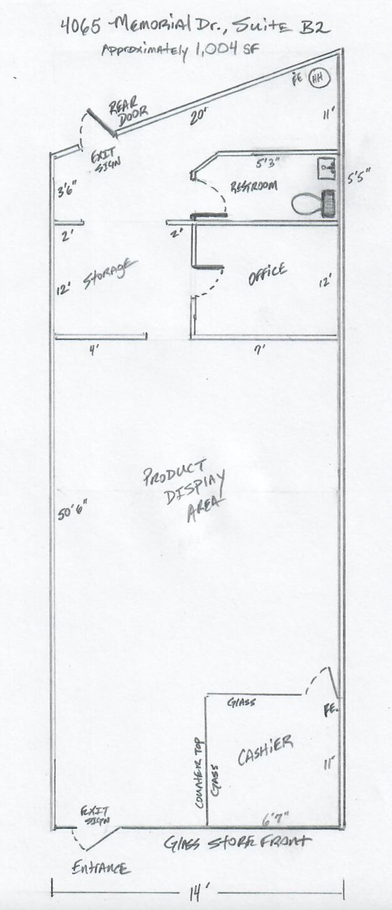 4065 Memorial Dr, Decatur, GA for lease Floor Plan- Image 1 of 1