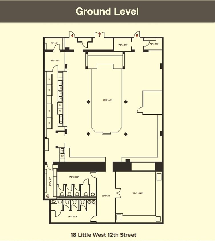 18 Little W 12th St, New York, NY for lease Floor Plan- Image 1 of 1