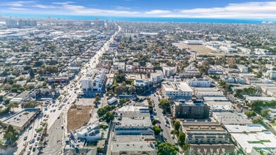 12718 Mitchell Ave, Los Angeles, CA - Aérien  Vue de la carte