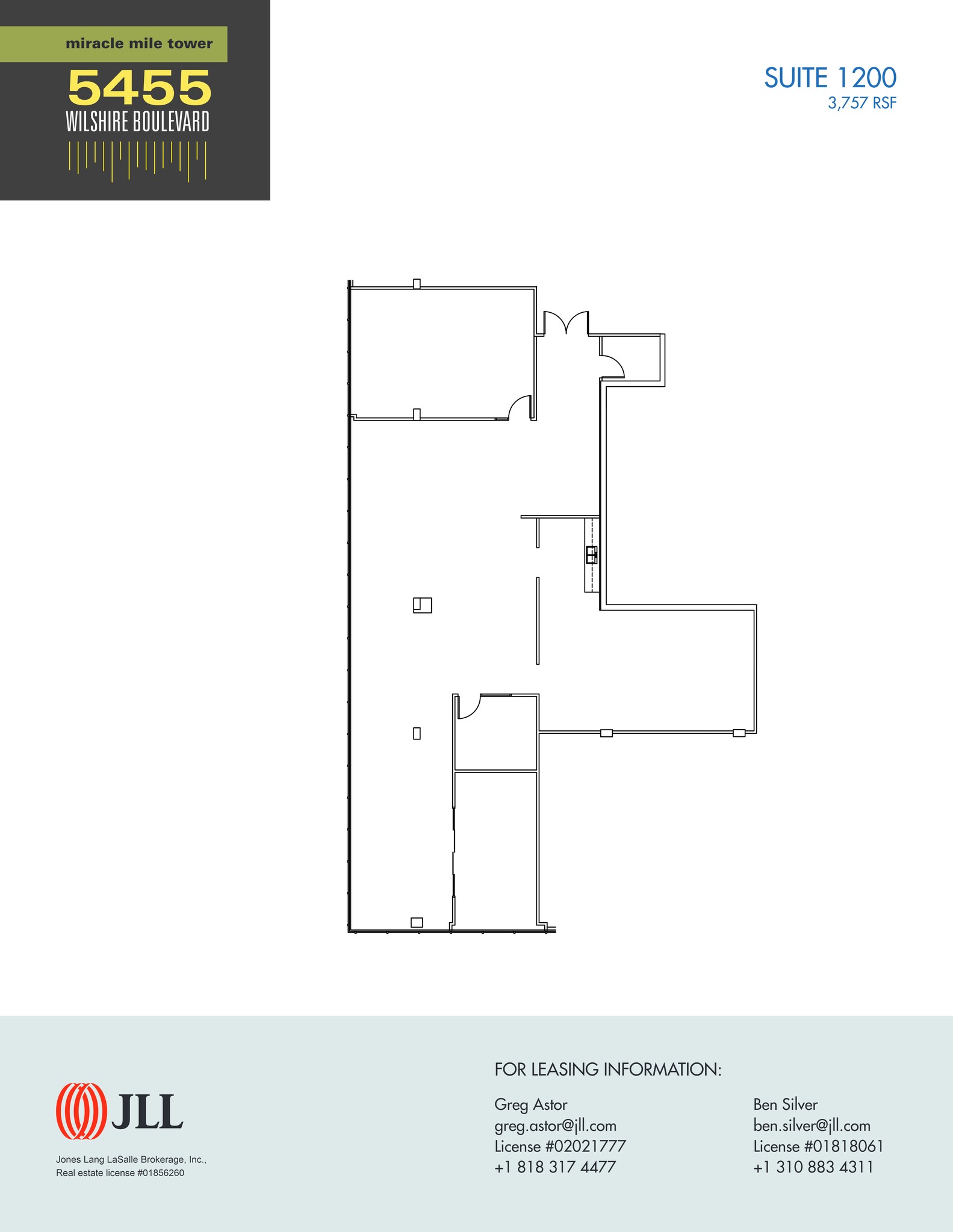 5455 Wilshire Blvd, Los Angeles, CA à louer Plan de site- Image 1 de 1