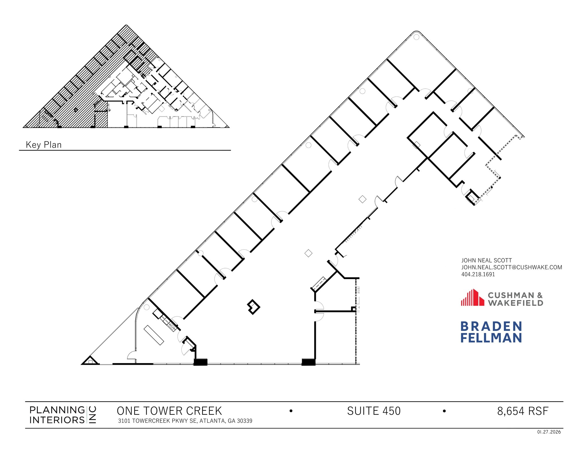 3101 Towercreek Pkwy SE, Atlanta, GA à louer Plan de site- Image 1 de 1