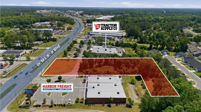 Plus de détails pour 3861 Martin Luther King Jr Blvd, New Bern, NC - Terrain à vendre