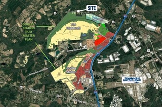 GA Hwy 30 & Keller Road, Port Wentworth, GA - AERIAL  map view - Image1