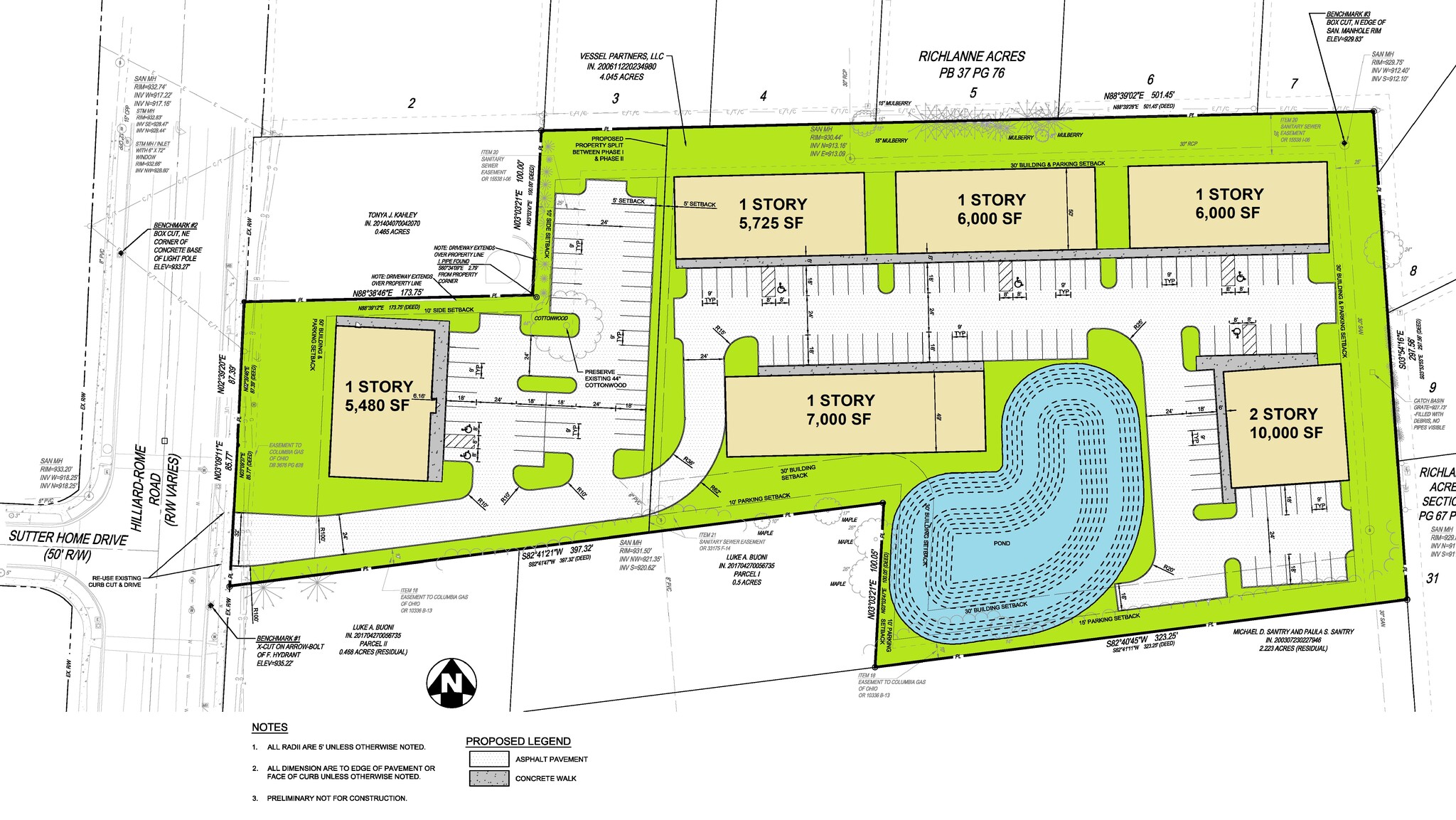 2876 Hilliard Rome Rd, Hilliard, OH à vendre Plan de site- Image 1 de 1