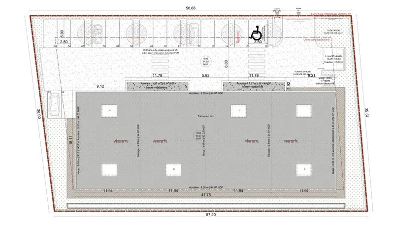 Flex in Ennery for sale - Site Plan - Image 3 of 3