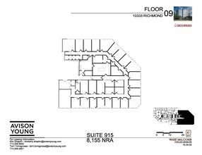 10333 Richmond Ave, Houston, TX à louer Plan d  tage- Image 2 de 2