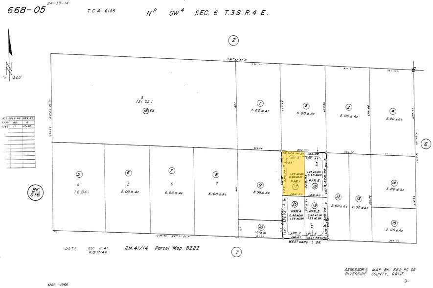 15210 Country View Rd, Whitewater, CA à vendre - Plan cadastral - Image 1 de 1