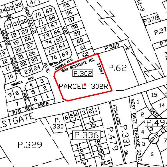 820 Bestgate Rd, Annapolis, MD à louer - Plan cadastral - Image 2 de 6
