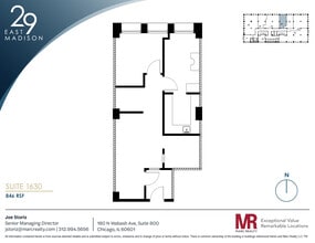 29 E Madison St, Chicago, IL à louer Plan d’étage- Image 1 de 1