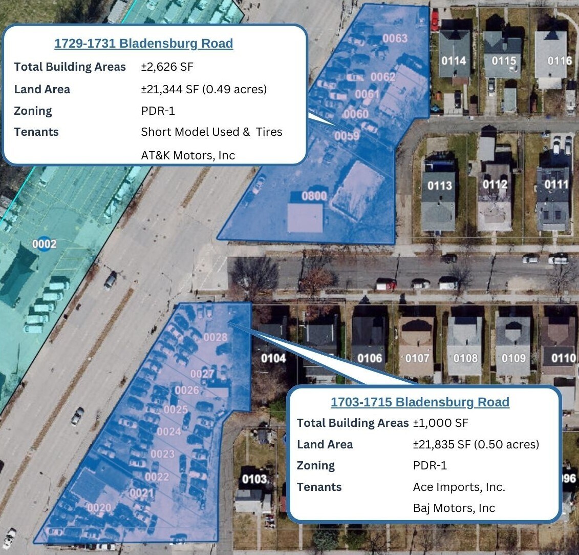 1703-1715 & 1729-1731 Bladensburg Road portfolio of 4 properties for sale on LoopNet.ca Primary Photo- Image 1 of 6