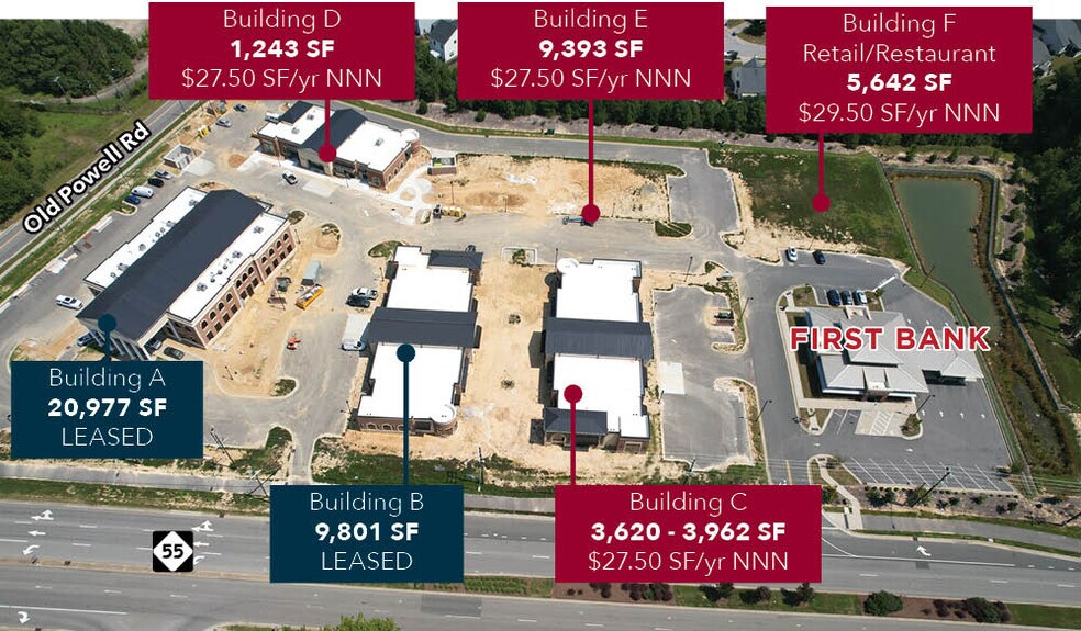 1842-1880 N Broad St, Fuquay Varina, NC à louer - Photo du bâtiment - Image 2 de 2