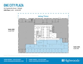 421 Fayetteville St, Raleigh, NC for lease Floor Plan- Image 2 of 2