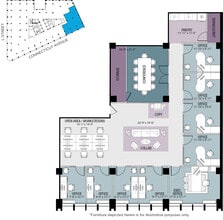 1025 Connecticut Ave NW, Washington, DC à louer Plan d’étage- Image 1 de 1