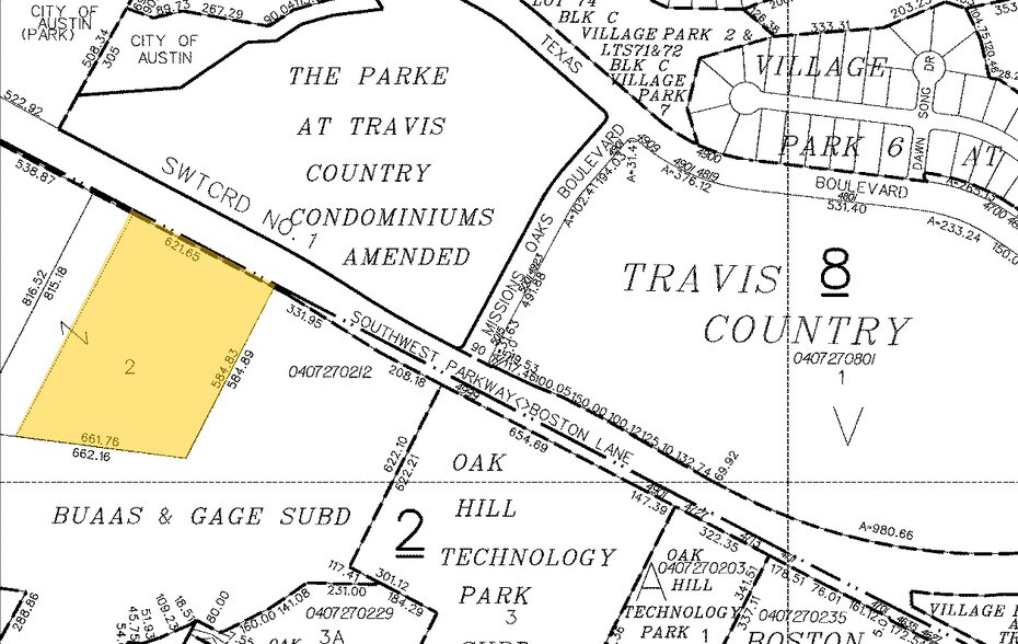 5113 Southwest Pky, Austin, TX à louer - Plan cadastral - Image 2 de 10