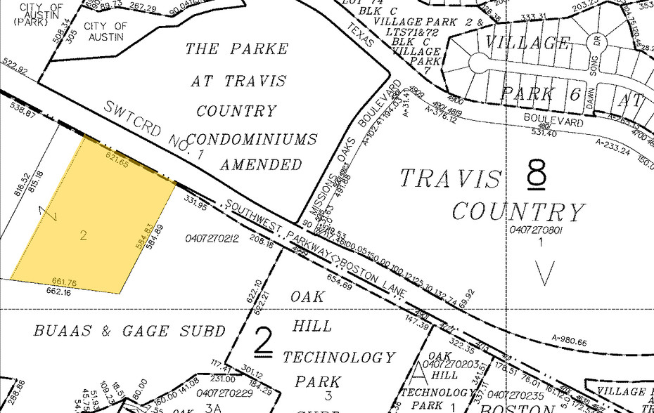 5113 Southwest Pky, Austin, TX for lease - Plat Map - Image 2 of 10