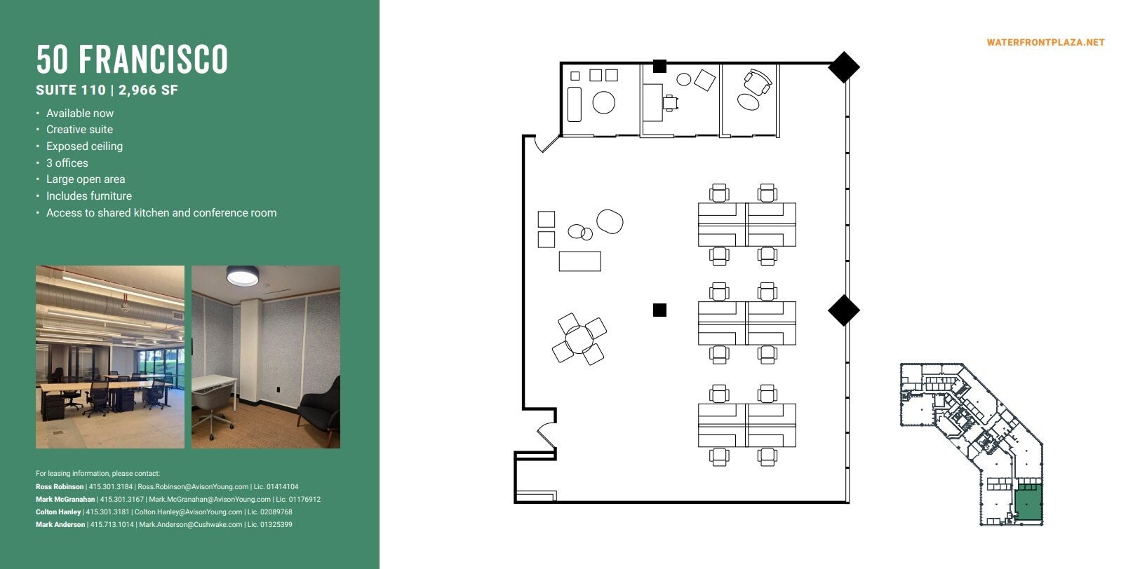 50 Francisco St, San Francisco, CA for lease Floor Plan- Image 1 of 1