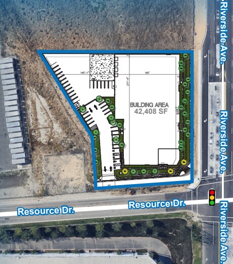 100 W Resource Dr, Rialto, CA à louer - Plan de site - Image 3 de 4