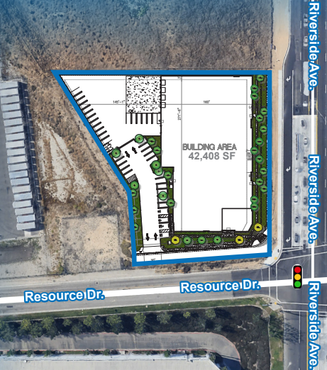 NWC Riverside Ave, Bloomington, CA à louer - Plan de site - Image 2 de 3