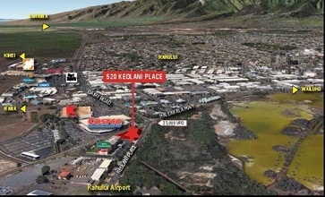 520 Keolani Pl, Kahului, HI - Aérien  Vue de la carte