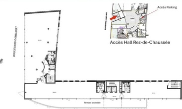Office in Malakoff for lease Site Plan- Image 2 of 2