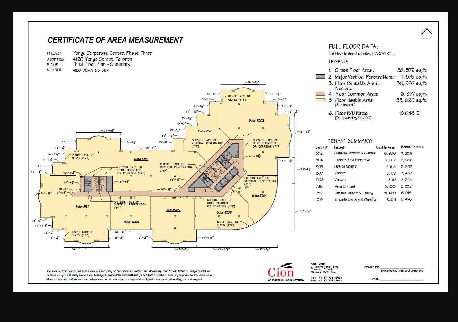 4120 Yonge St, Toronto, ON à louer Plan d’étage- Image 1 de 1