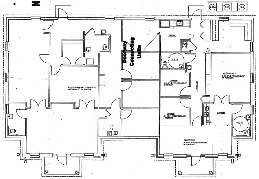 1462-1466 E Bloomingdale Ave, Valrico, FL for lease - Floor Plan - Image 2 of 2