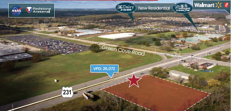 2.6 Acres Raw Land, Huntsville, AL à vendre Photo du bâtiment- Image 1 de 3