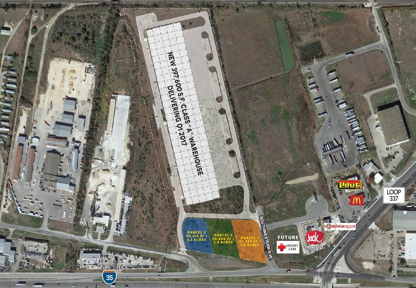 I-35 & Southwestern Ave, New Braunfels, TX for sale - Aerial - Image 2 of 2