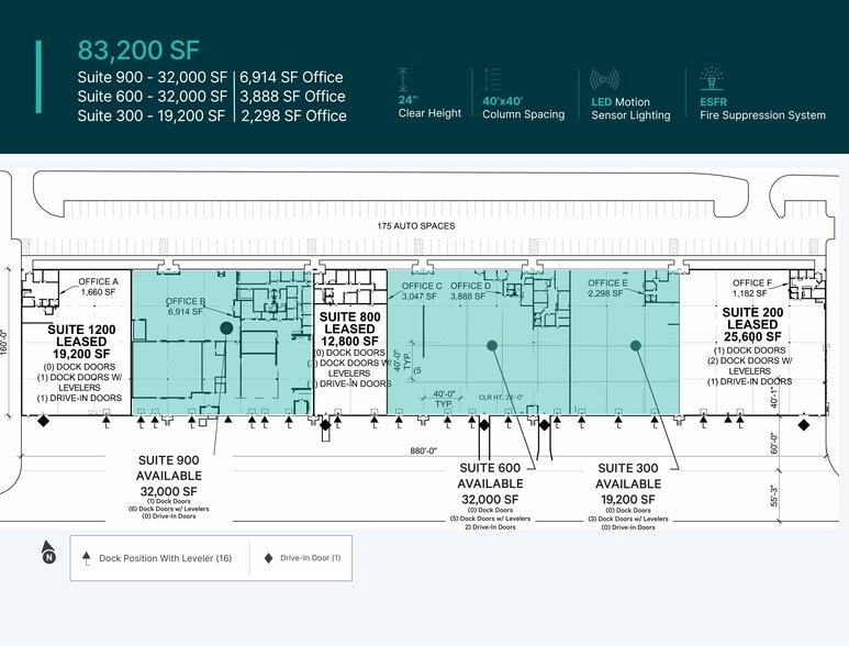 4434 Muhlhauser Rd, West Chester, OH for lease - Floor Plan - Image 2 of 4