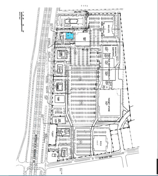 7901 San Dario Ave, Laredo, TX à louer - Plan cadastral - Image 2 de 15