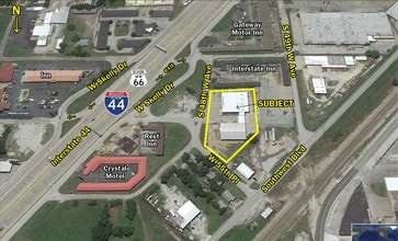 5526 S 48th Ave W, Tulsa, OK - AÉRIEN  Vue de la carte