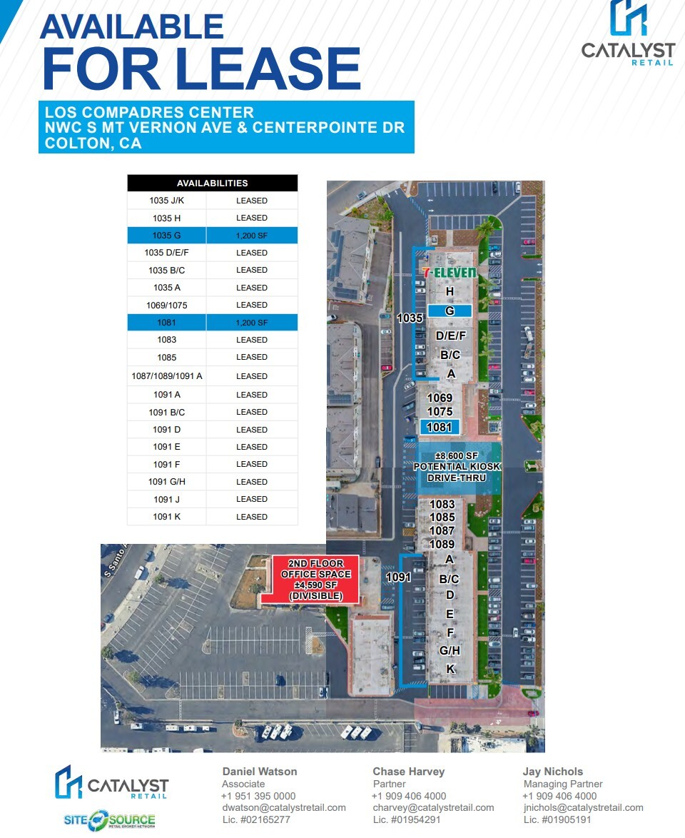 1035-1091 S Mt Vernon Ave, Colton, CA for lease Floor Plan- Image 1 of 1